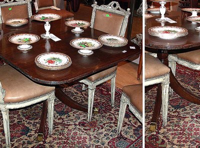 Lot 498 - George III Style Mahogany Breakfast Table