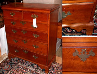 Lot 197A - Chippendale Maple Chest of Drawers Late 18th...