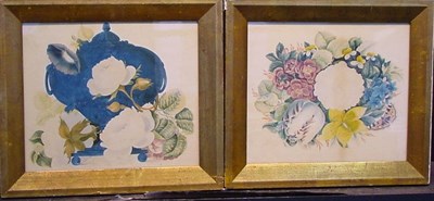 Lot 9 - American School 19th Century FLORAL STILL...
