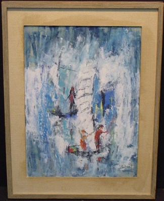 Lot 48 - Lebadang French, b.1922 SUMMER SAILING Signed...