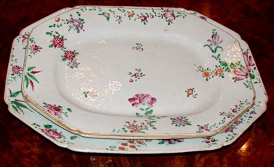 Lot 361 - Three Chinese Export Famille Rose Porcelain...