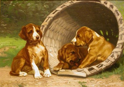 Lot 274 - John Henry Dolph American, 1835-1903 BASKET OF...