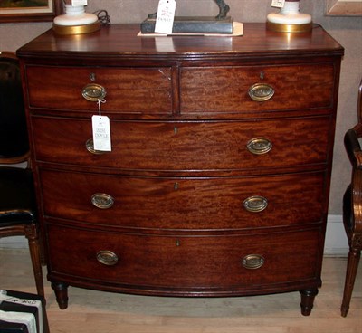 Lot 487 - Late George III Mahogany Chest of Drawers