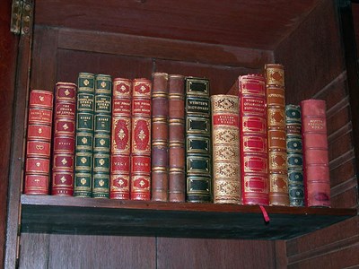 Lot 446 - [BINDINGS] Group of fourteen volumes bound in...