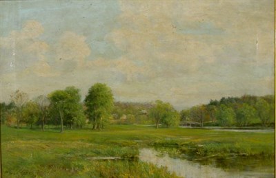 Lot 171 - Oliver Parker Black 1868-1948 GREEN FIELDS...