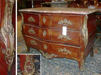 Lot 329 - Regence Gilt-Bronze Mounted Kingwood Commode...
