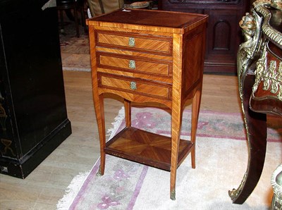 Lot 352 - Louis XV Kingwood Table en Chiffonniere