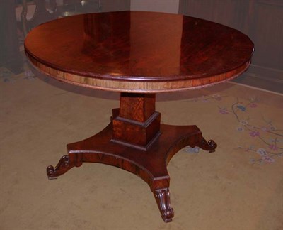 Lot 424 - Regency Style Brass Inlaid Rosewood Center Table