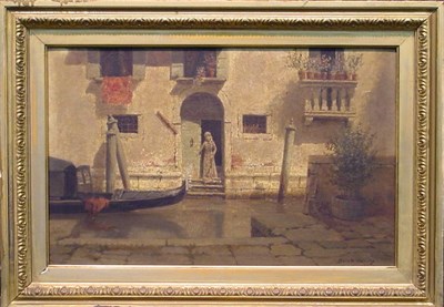Lot 196 - Burr H. Nicholls 1848-1915 VENETIAN DOORWAY...