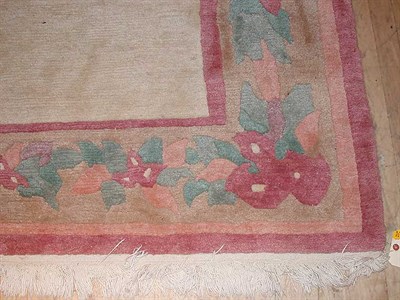 Lot 534 - Tibetan Rug Nepal, contemporary The open buff...