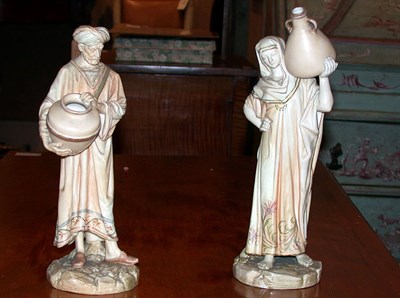 Lot 469 - Pair of Royal Worcester Porcelain Figures