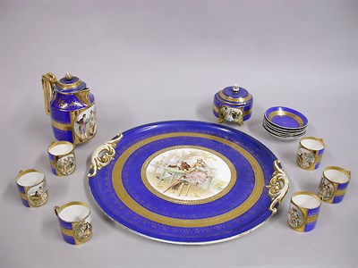 Lot 301 - Continental Vienna Style Gilt Decorated...