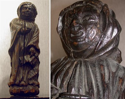 Lot 127 - Figural Wood Carving