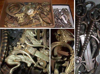 Lot 155 - Miscellaneous Group of Gilt-Bronze Escutcheons...