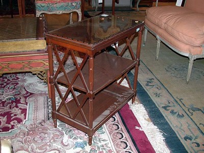 Lot 281 - Pair of Georgian Style Mahogany Three-Tier...