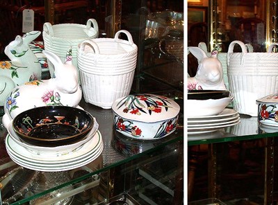 Lot 293 - Miscellaneous Group of Nine Porcelain Articles
