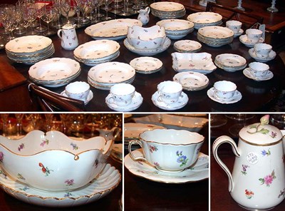 Lot 372 - Meissen Porcelain Dinner Service Approximately...