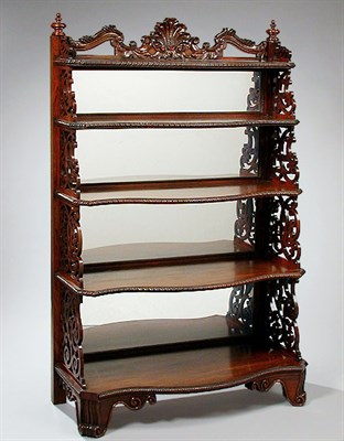 Lot 92 - Rococo Revival Rosewood Etagere Possibly...