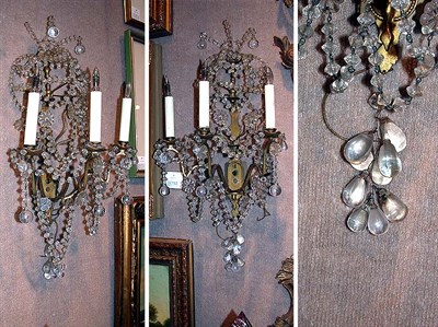 Lot 548 - Pair of Louis XV Style Gilt-Metal and Cut...