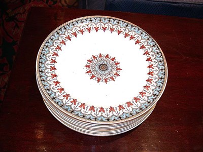 Lot 563 - Set of Twelve English Ironstone Service Plates