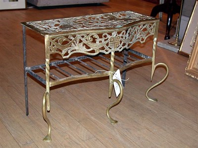 Lot 574 - Georgian Style Brass Trivet