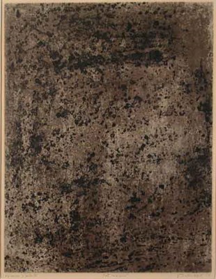 Lot 239 - Jean Dubuffet SOL MACULE (WEBEL 670) Color...