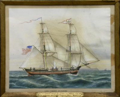 Lot 7 - American School 19th Century THE 'EZRA AND...