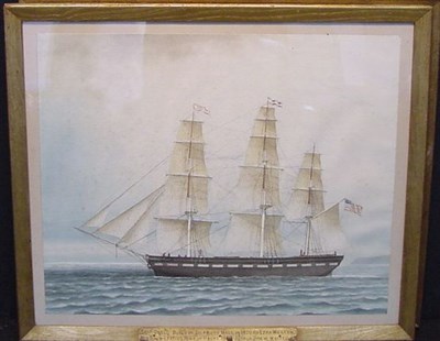 Lot 8 - American School 19th Century THE 'ONECO' OF...