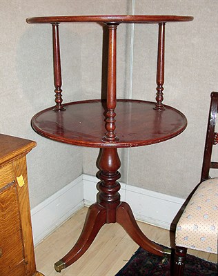 Lot 322 - Regency Mahogany Two-Tier Dumbwaiter