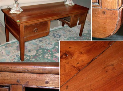 Lot 493 - French Provincial Fruitwood Desk