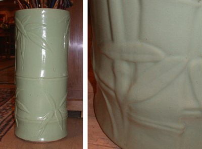 Lot 476A - Celadon Glazed Ceramic Umbrella Stand