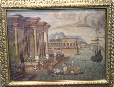 Lot 53 - Continental School 18th Century FANTASTIC PORT...