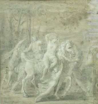 Lot 40 - Italian School 18th Century MYTHOLOGICAL SCENE...
