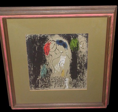 Lot 96 - Marc Chagall LOVERS IN GREY (MOURLOT 194)...