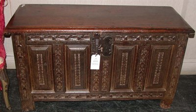Lot 119 - Continental Baroque Walnut Blanket Chest Late...