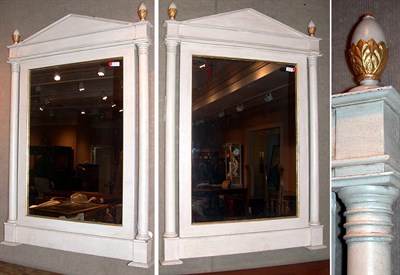 Lot 237 - Pair of Neoclassical Style Painted and Parcel...