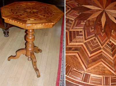 Lot 149 - Continental Inlaid Mahogany Occasional Table