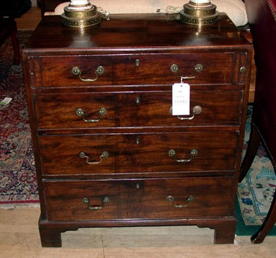 Lot 498 - George III Mahogany Chest of Drawers