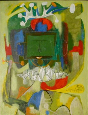 Lot 1 - Byron Browne American, 1907-1961 JESTER Signed...