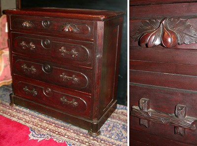 Lot 351 - Victorian Mahogany Chest of Drawers