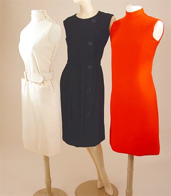 Lot 528 - Three Norell Sleeveless Afternoon Dresses
