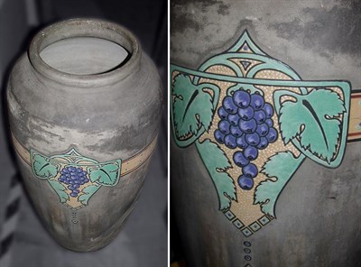 Lot 575 - Pair of Art Deco Style Pottery Jars