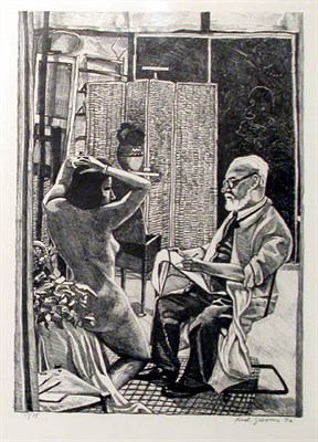 Lot 262 - Red Grooms MATISSE (K. 48) Lithograph, 1976,...