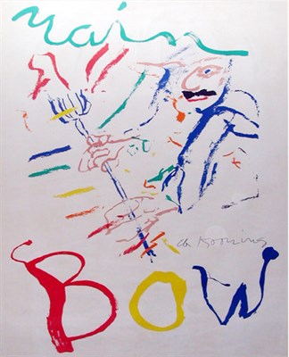 Lot 289 - Willem de Kooning DEVIL AT THE KEYBOARD Color...