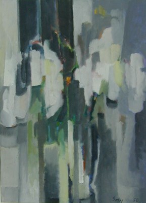 Lot 102 - Cleve Gray American, b.1918 PEONIES Signed and...
