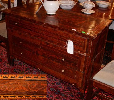 Lot 179 - Italian Neoclassical Marquetry Inlaid Walnut...