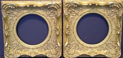 Lot 58 - Pair of Gilt-Wood and Composition Frames Each...