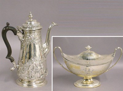 Lot 285 - George III Silver Covered Tureen Maker's mark...