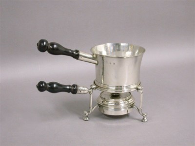 Lot 286 - Queen Anne Silver Saucepan Ambrose Stevenson,...