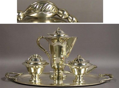 Lot 422 - Mexican Sterling Silver Danish Style Coffee...